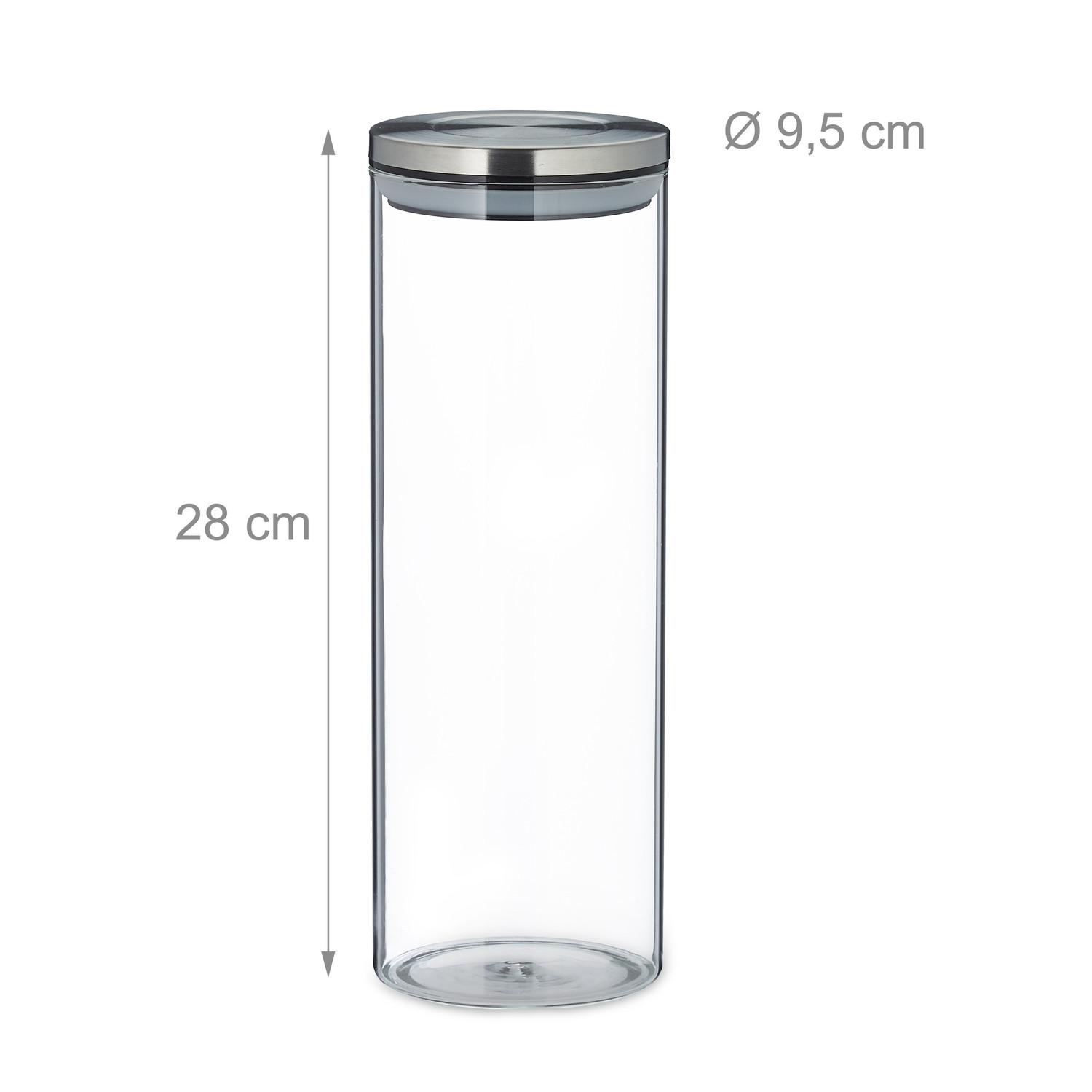 B2X Vorratsgläser 3 Stk. 1800 ml