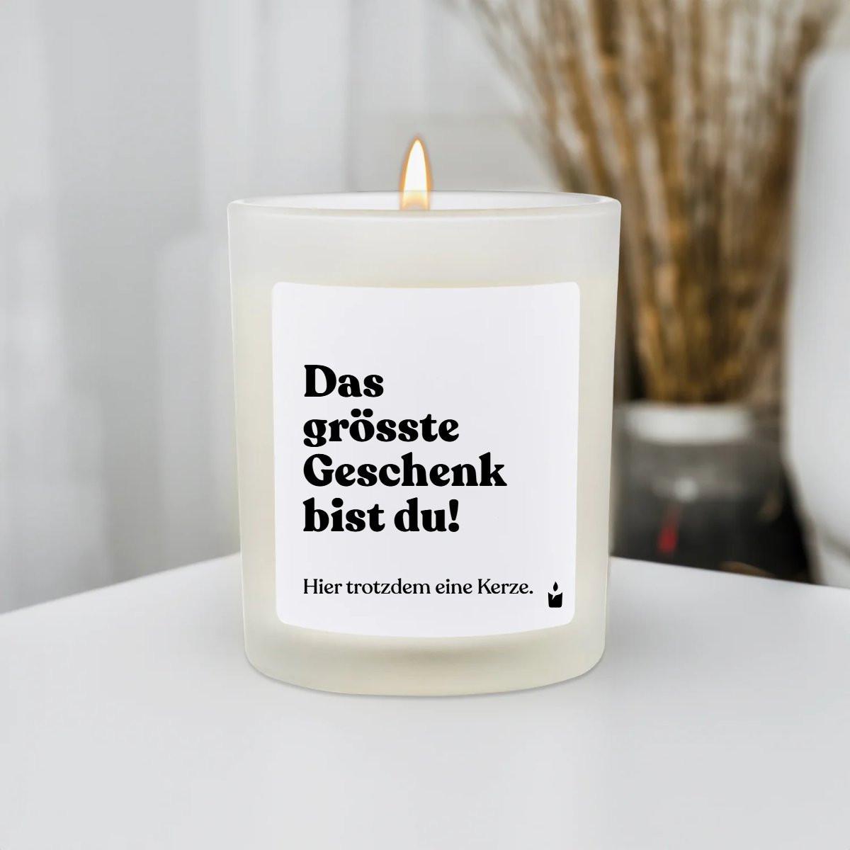 CandleHand Duftkerze Flowery Das grösste Geschenk bist du!