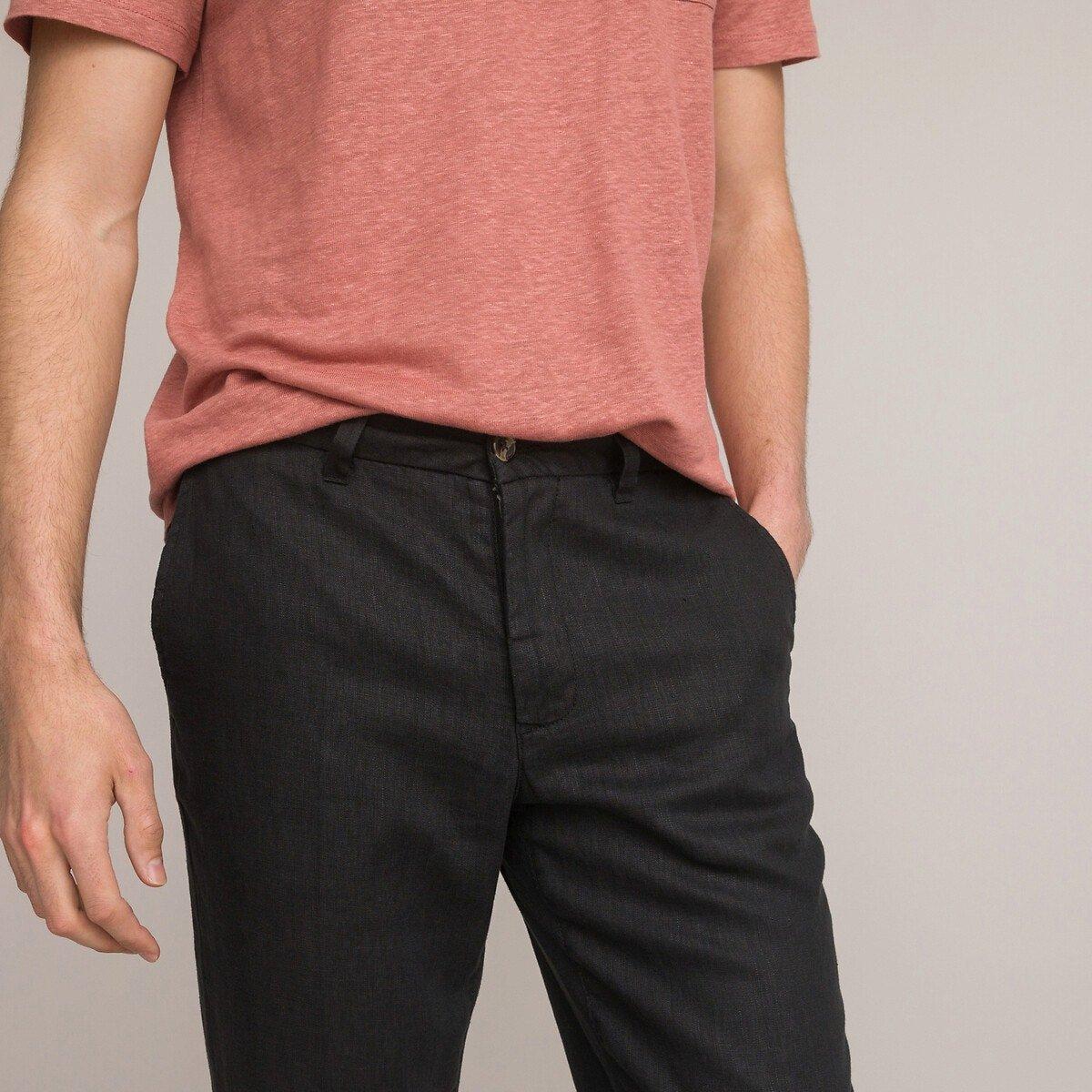 La Redoute Collections Leinen Straight Leg Hose