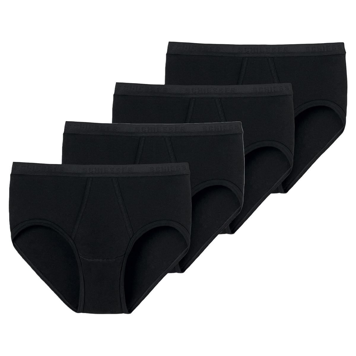 Schiesser 4er Pack Original Classics Feinripp - Sportslip / Unterhose