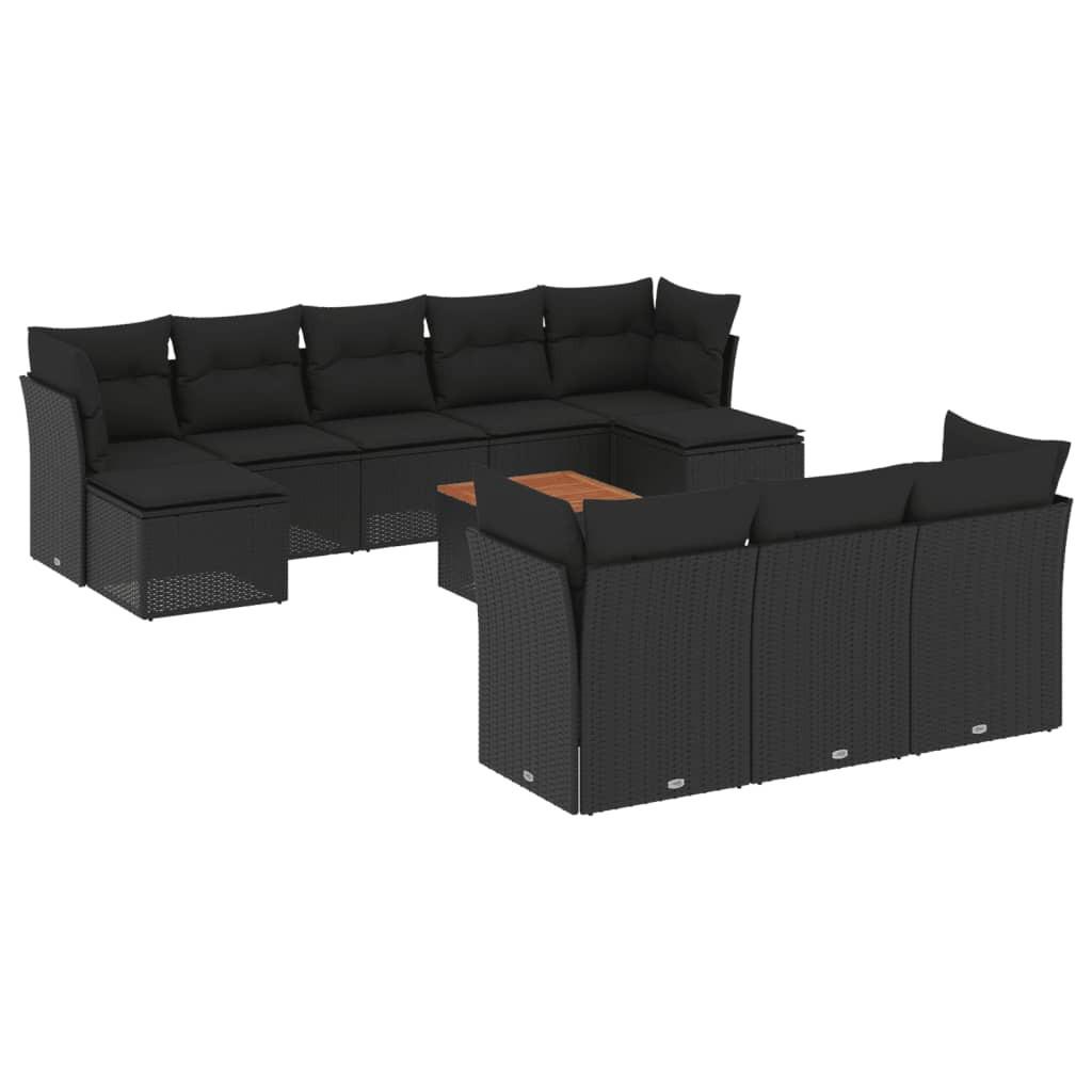 VidaXL Garten sofagarnitur poly-rattan