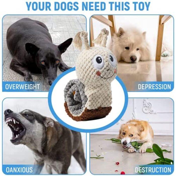 Alopini Hundespielzeug, Intelligenzspielzeug für Hunde, Kauspielzeug für Hunde, Quietschendes