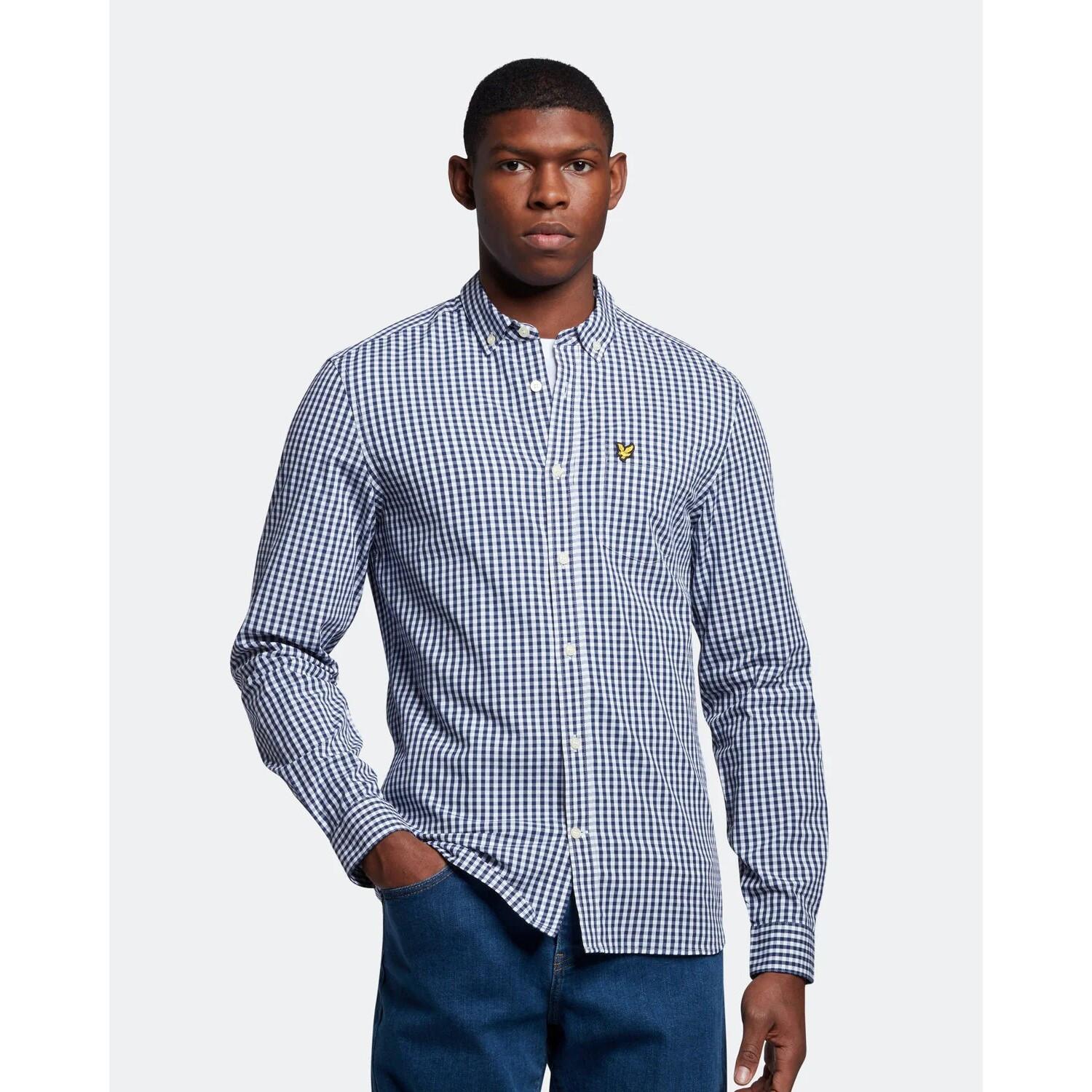 LYLE & SCOTT Slim Gingham Slim Fit Hemd