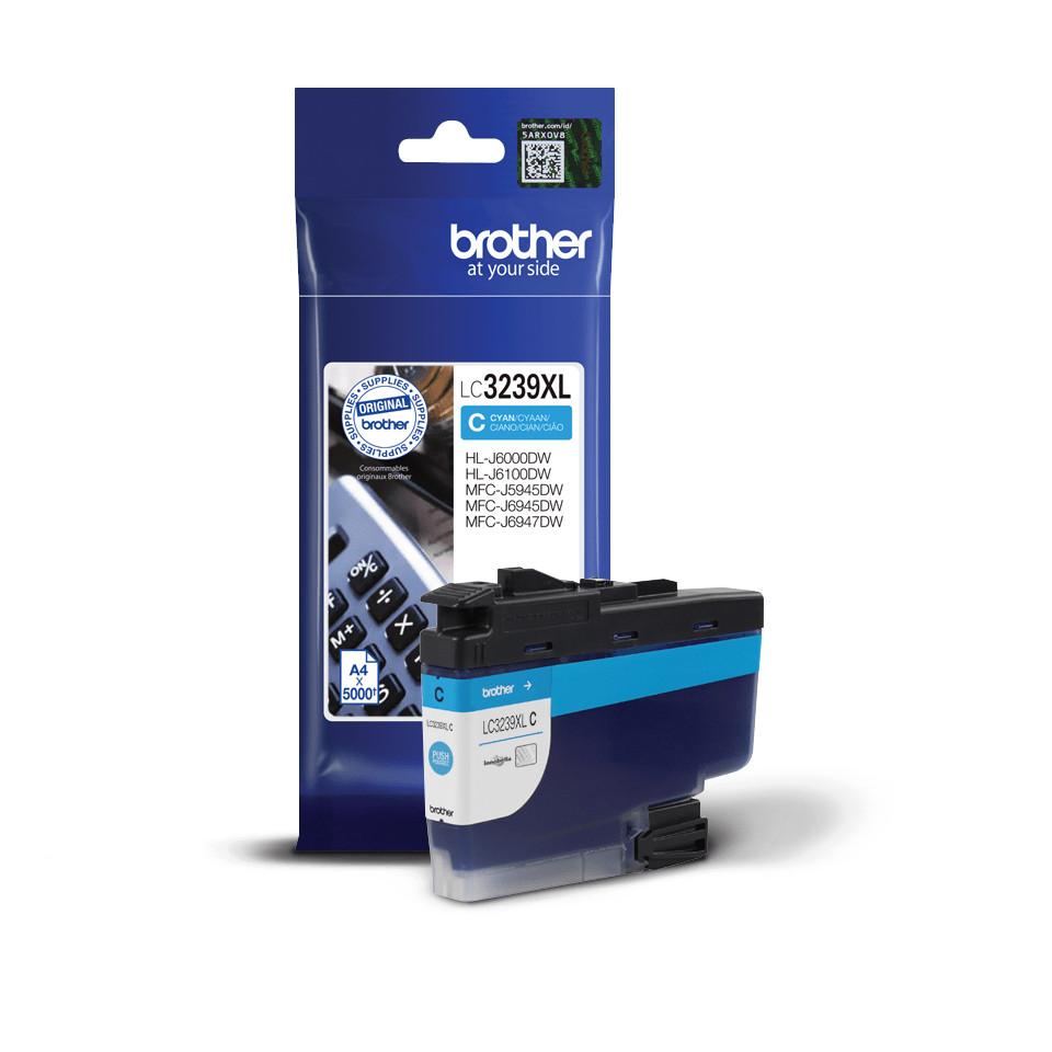 brother BROTHER Tintenpatrone HY cyan LC-3239XLC MFC-J5945DW 5000 Seiten