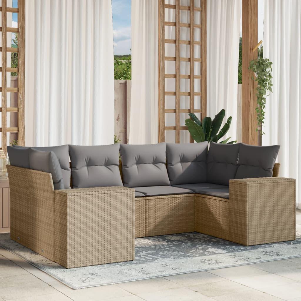 VidaXL Garten sofagarnitur poly-rattan