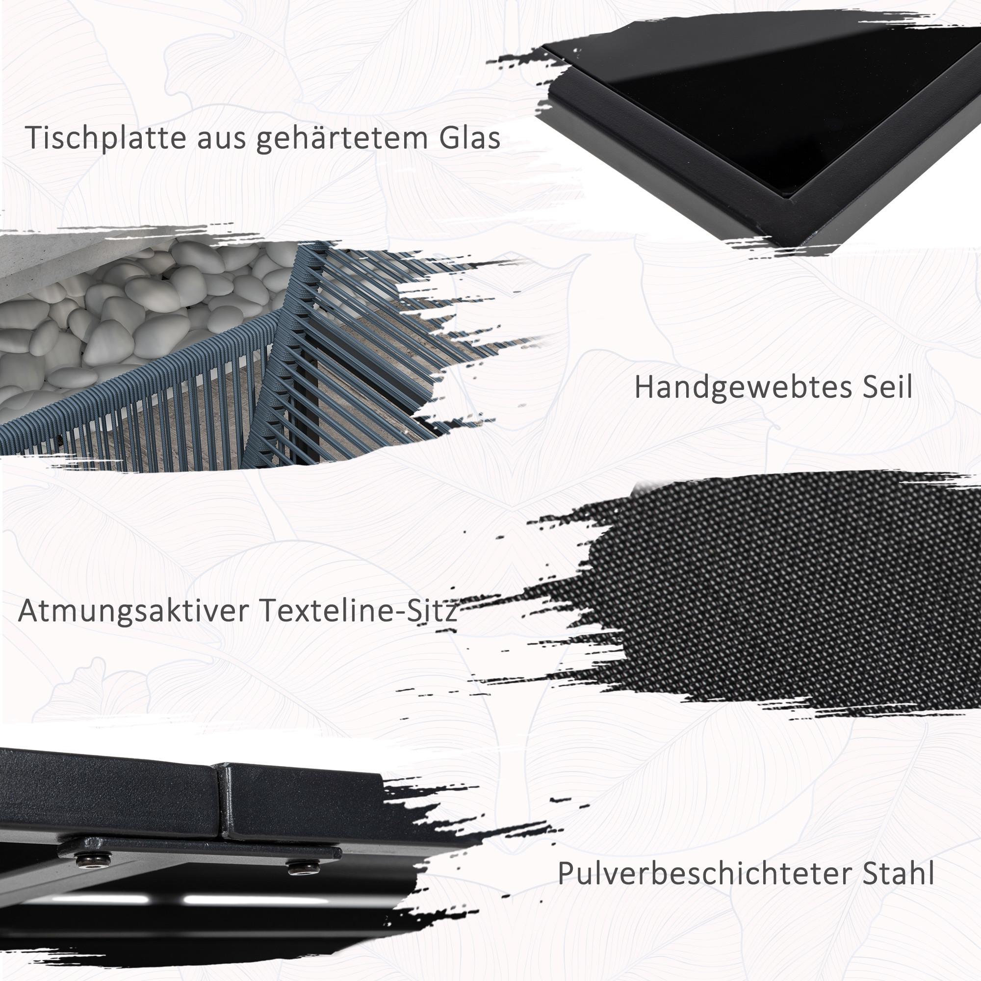 Outsunny Gartenmöbel-Set