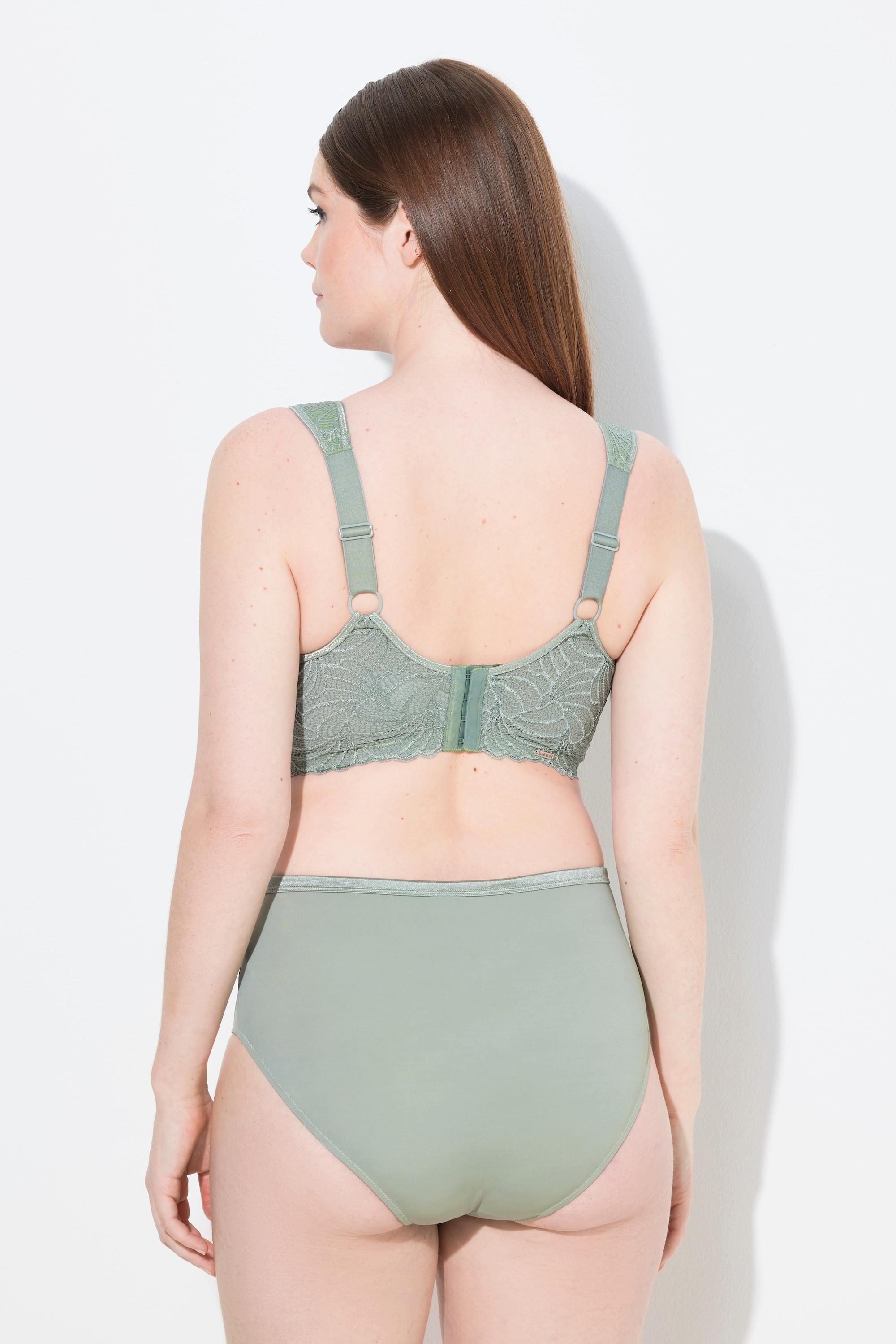 Ulla Popken Bralette, Spitze, ohne Bügel, Cup B - F