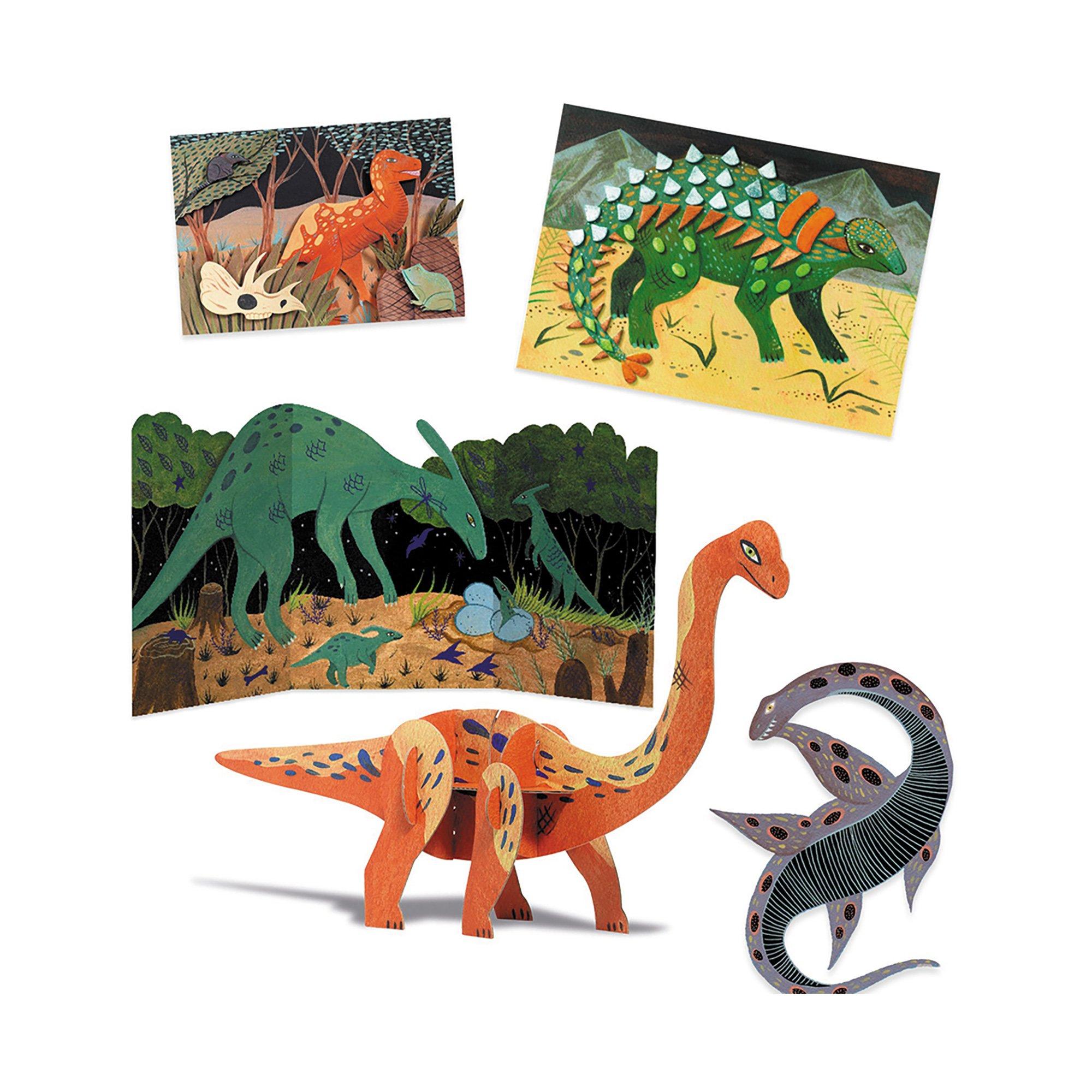 Djeco Bastelartikel Kreative Aktivitäten Dinos