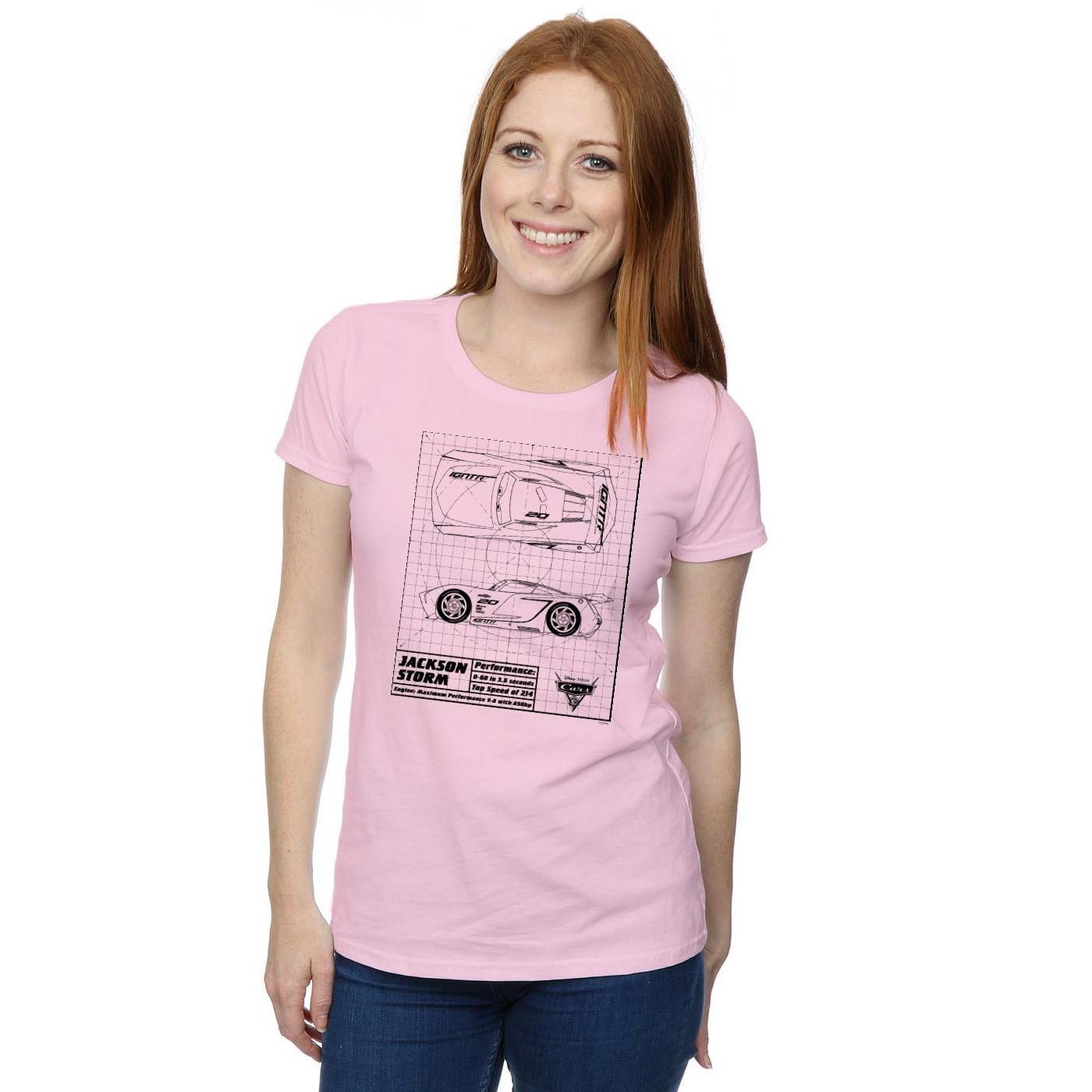 Disney Pixar Cars Jackson Storm Blueprint T-Shirt