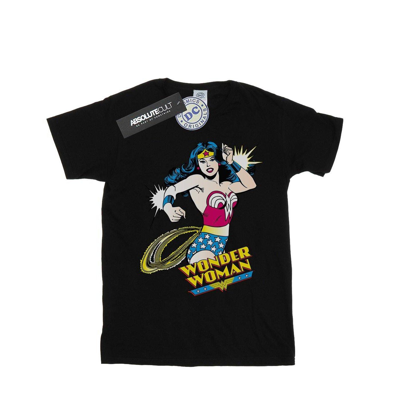 Wonder Woman Wonder Woman Lasso Logo Print T-Shirt