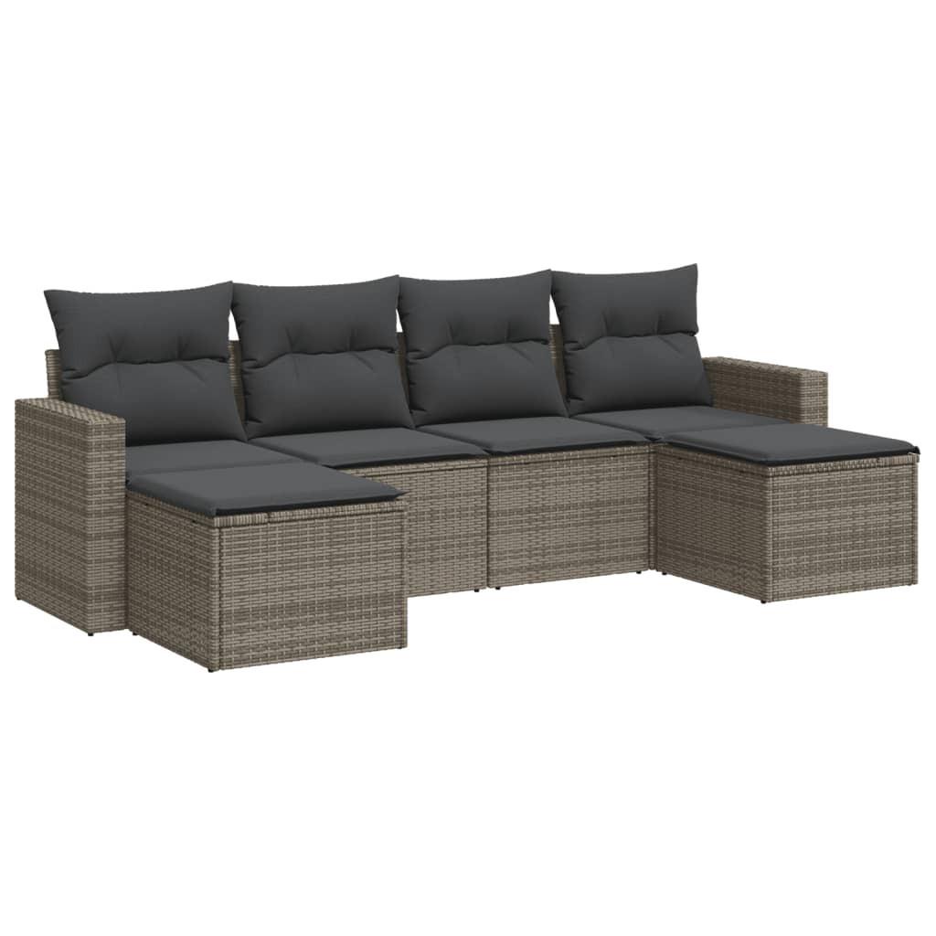 VidaXL Garten sofagarnitur poly-rattan