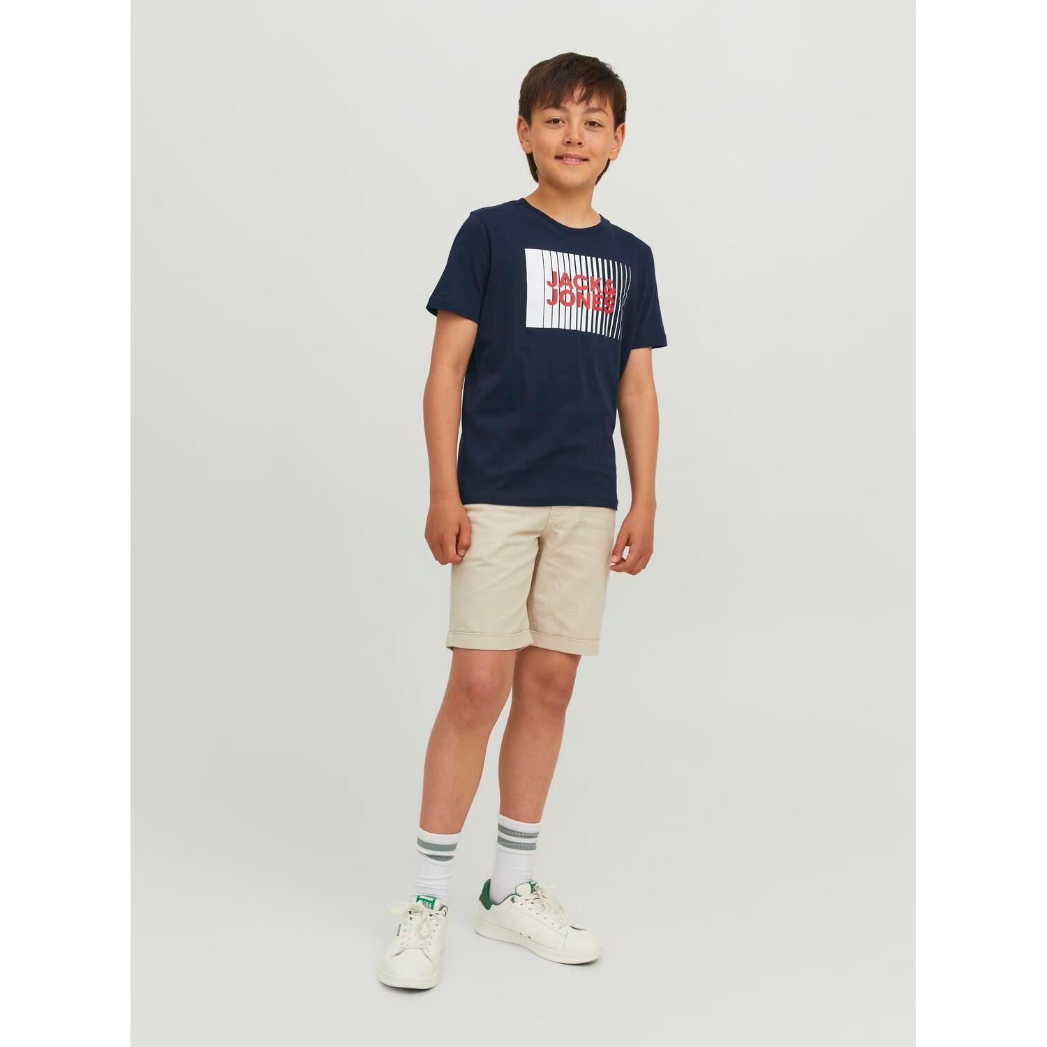 JACK & JONES T-Shirt mit Rundhalsausschnitt Kind Corp Logo Play