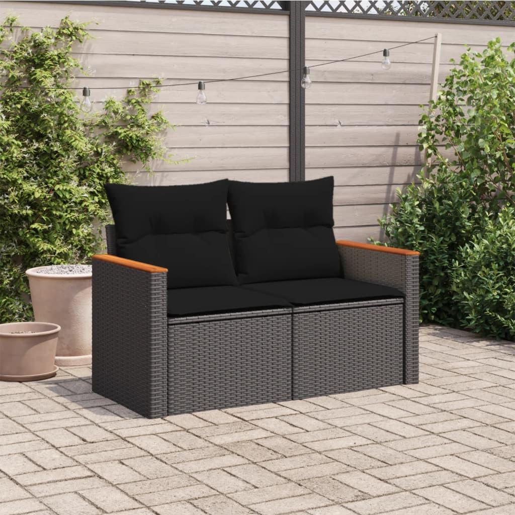 VidaXL Gartensofa poly-rattan