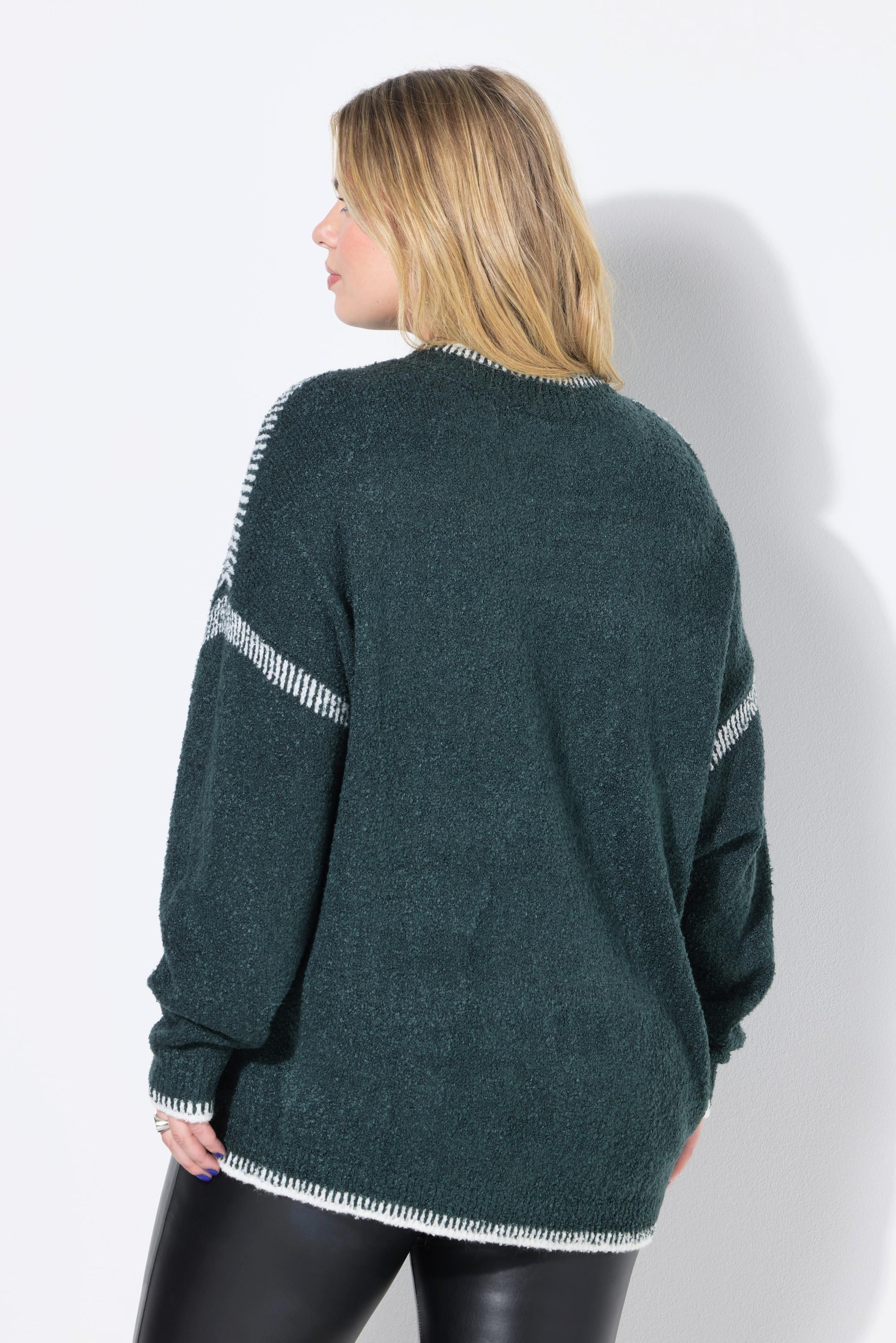 Studio Untold Pullover, oversized, Ziernähte