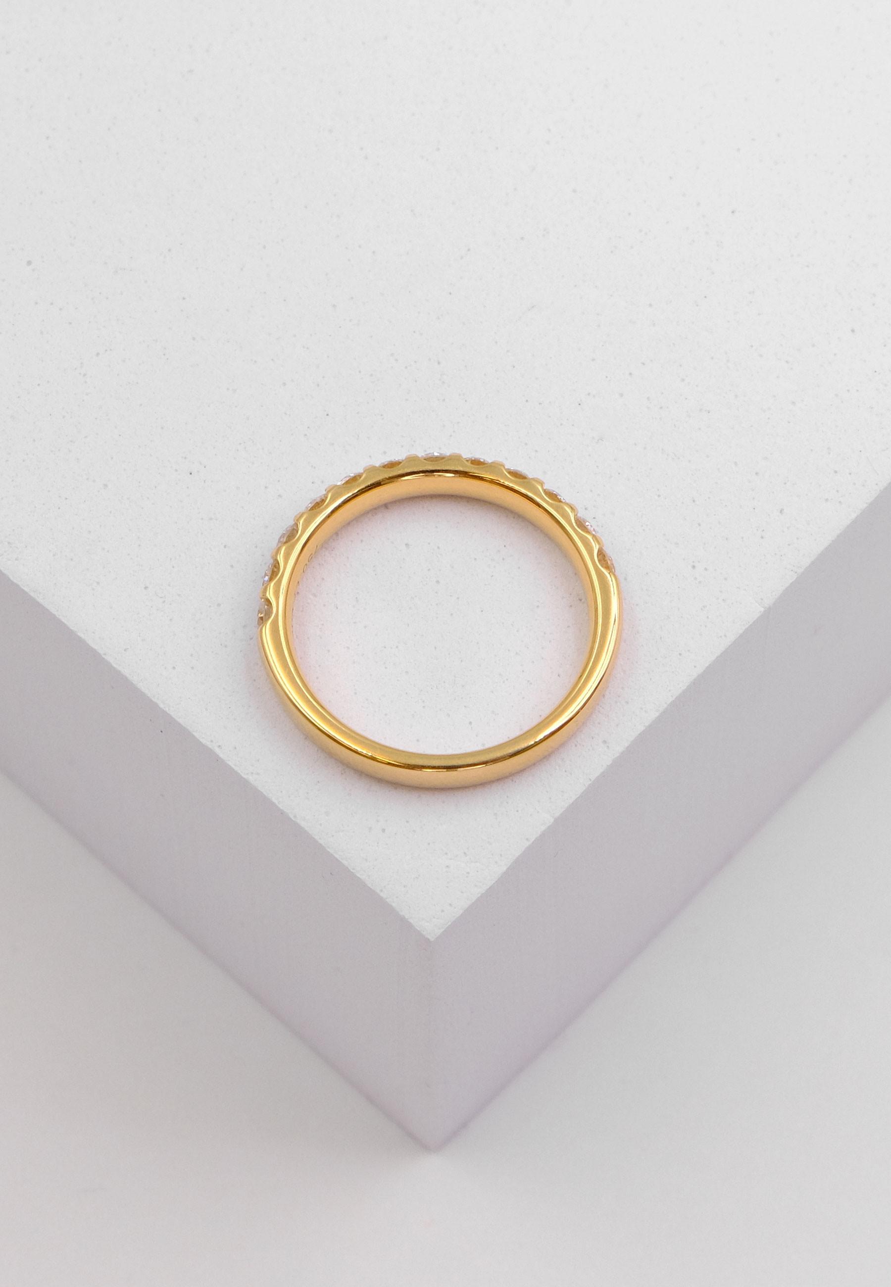 MUAU Schmuck Ring Diamant 0.75ct. Gelbgold 750