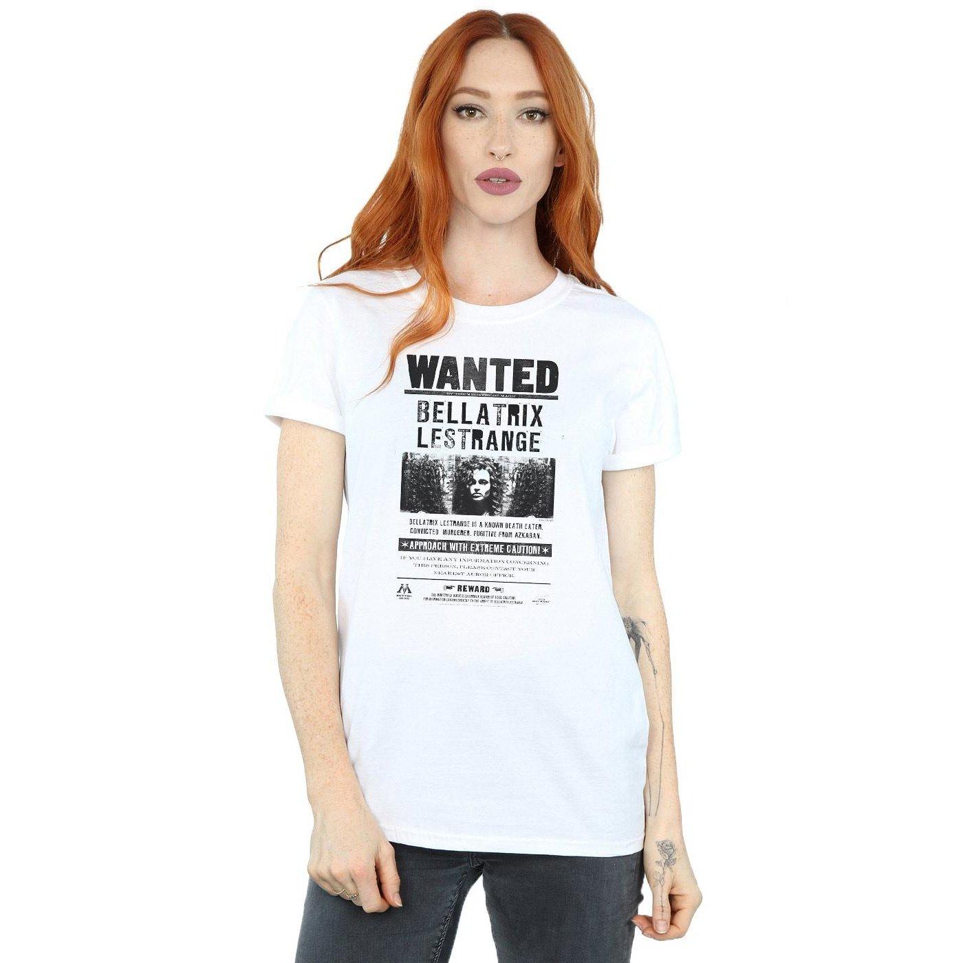 Harry Potter Bellatrix Lestrange Wanted Poster T-Shirt