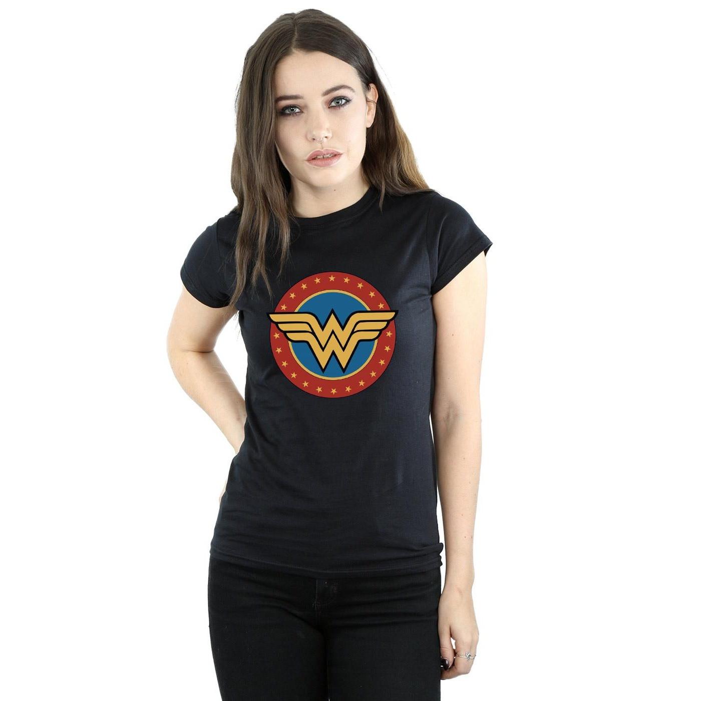 DC COMICS Wonder Woman Logo Print T-Shirt