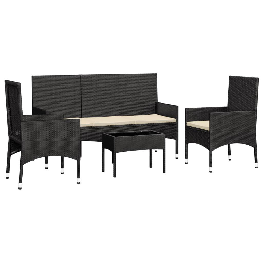 VidaXL Garten lounge set poly-rattan