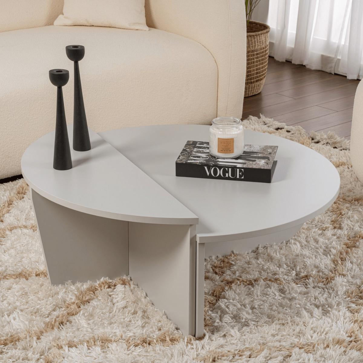 Calicosy Set von 2 Couchtischen ORION