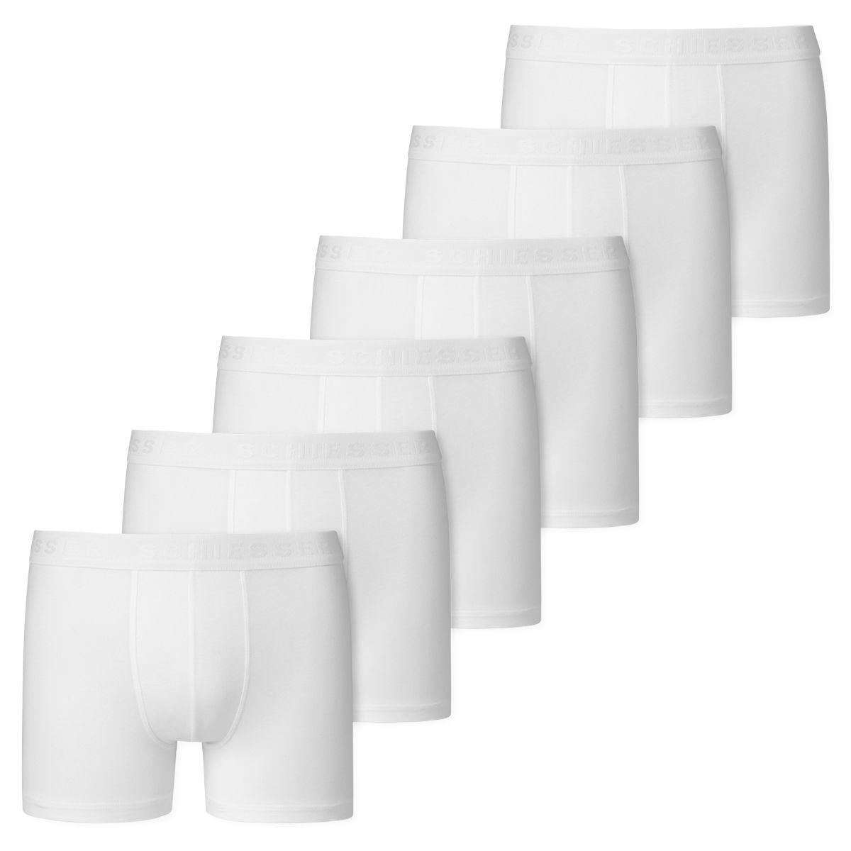 Schiesser 6er Pack Teens Boys 95/5 Organic Cotton - Shorts / Pants