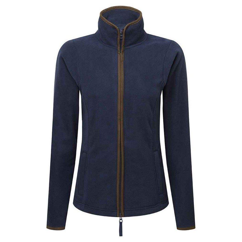 PREMIER Artisan Fleecejacke KontrastBesatz