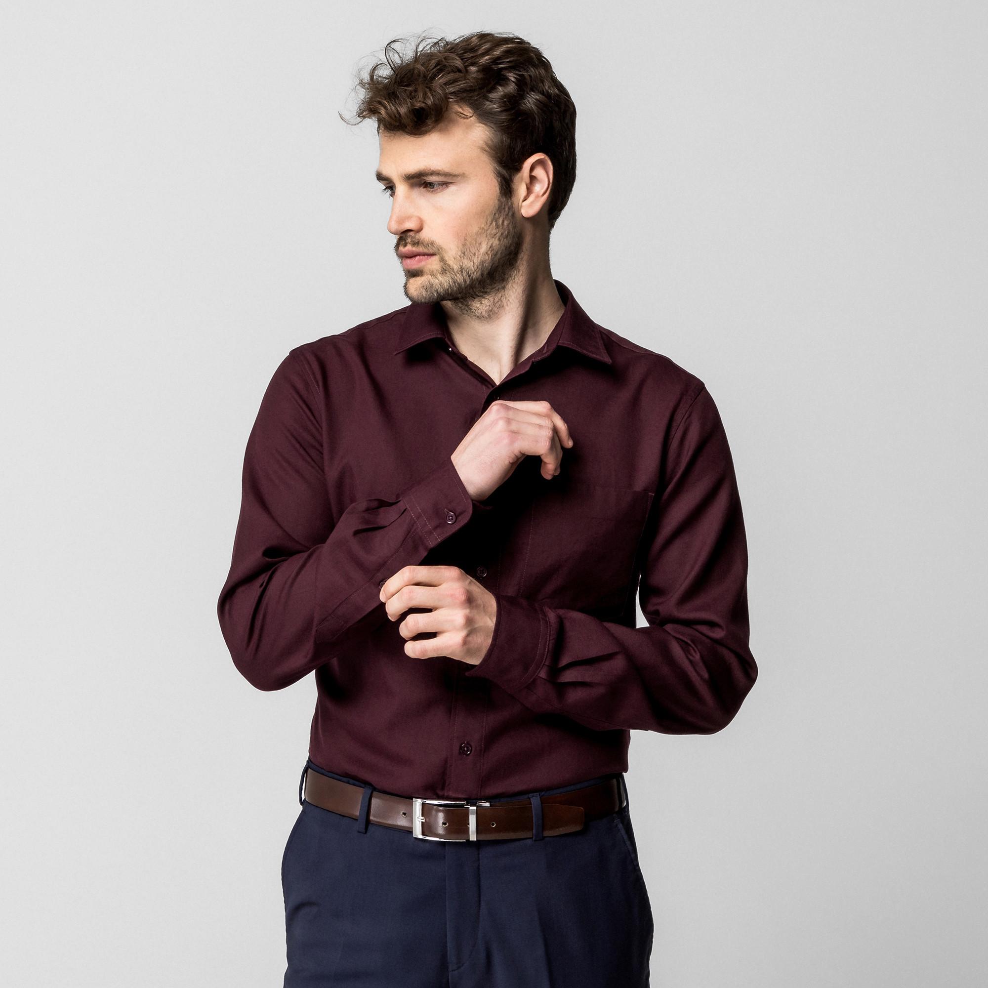 Manor Man Regular Fit Langarmhemd
