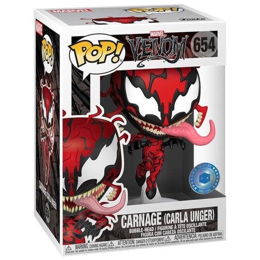 Funko POP Figur Marvel Comics Carla Unger Carnage Exklusiv