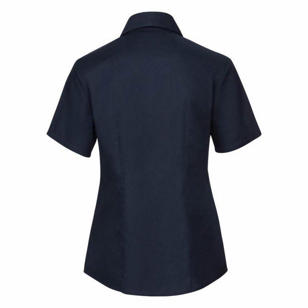 Russell Easy Care Oxford Kurzarmbluse