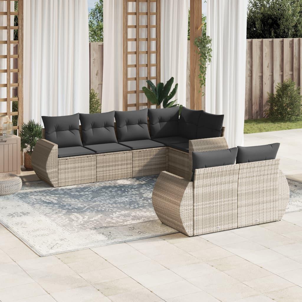 VidaXL Garten sofagarnitur poly-rattan