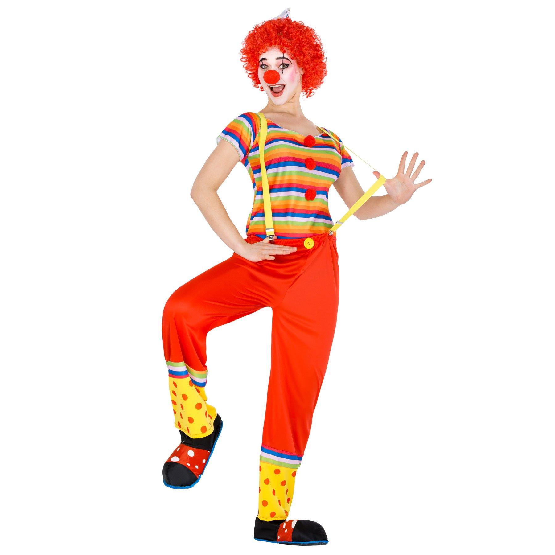 Tectake Frauenkostüm Clown Leonie