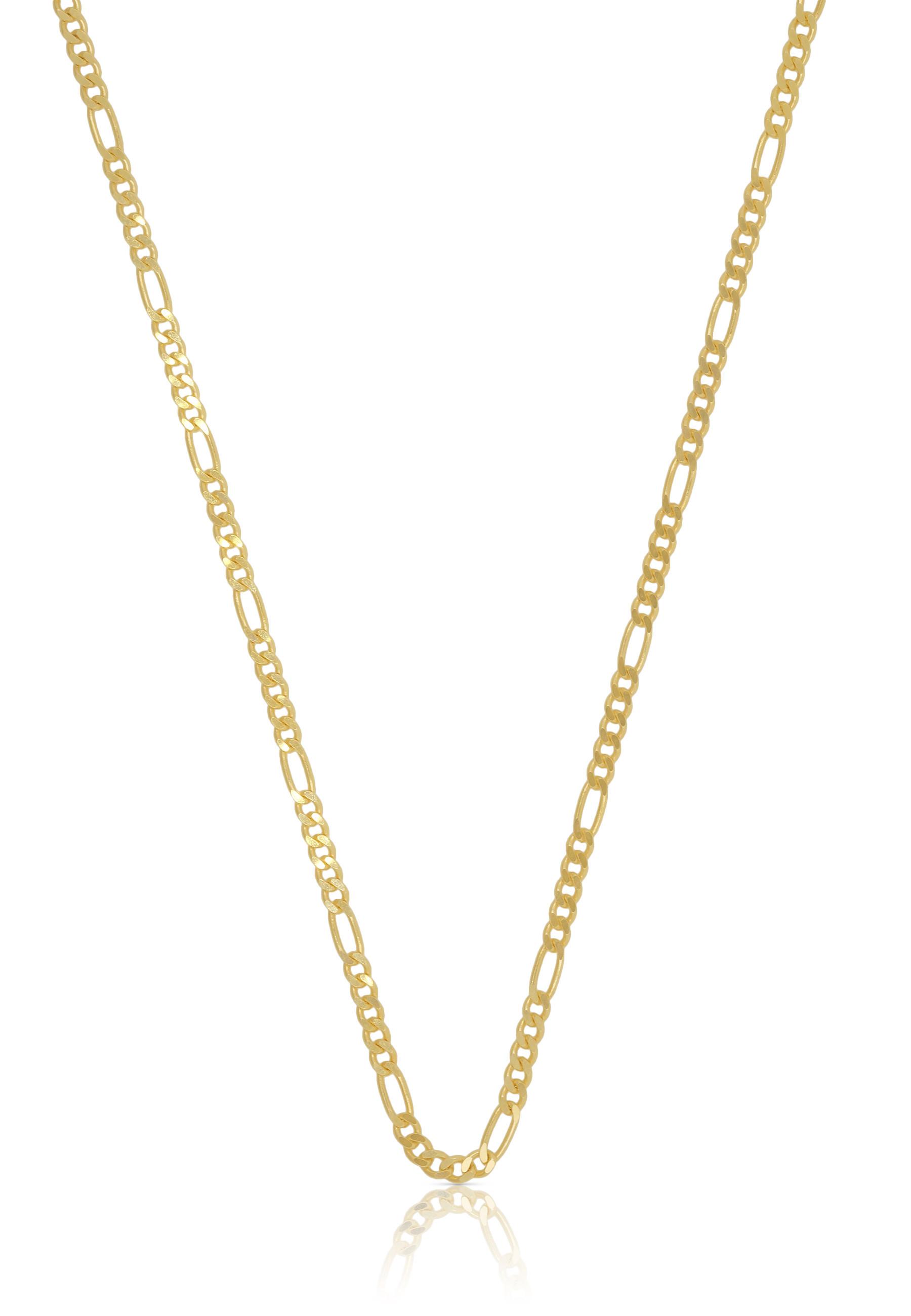 MUAU Schmuck Collier Figaro Gelbgold 585, 1.8mm, 36cm