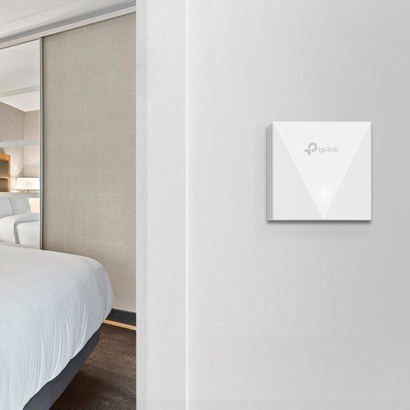 TP-Link AX3000 Wall Plate WiFi 6 Access Point, 3000 Mbit/s, 2402 Mbit/s, 10,100,1000 Mbit/s, 2.4/5 G
