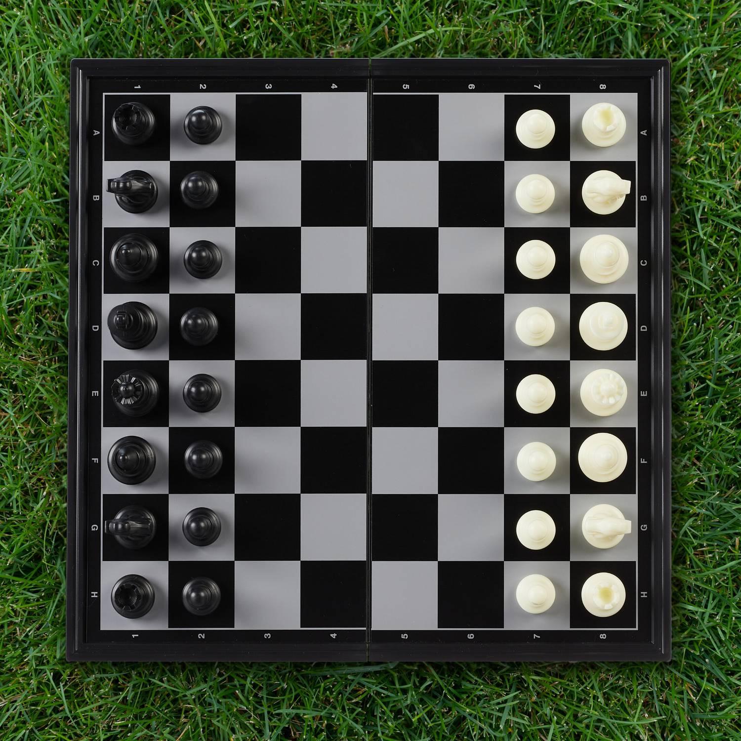 B2X 3-in-1 magnetisches Schachspiel