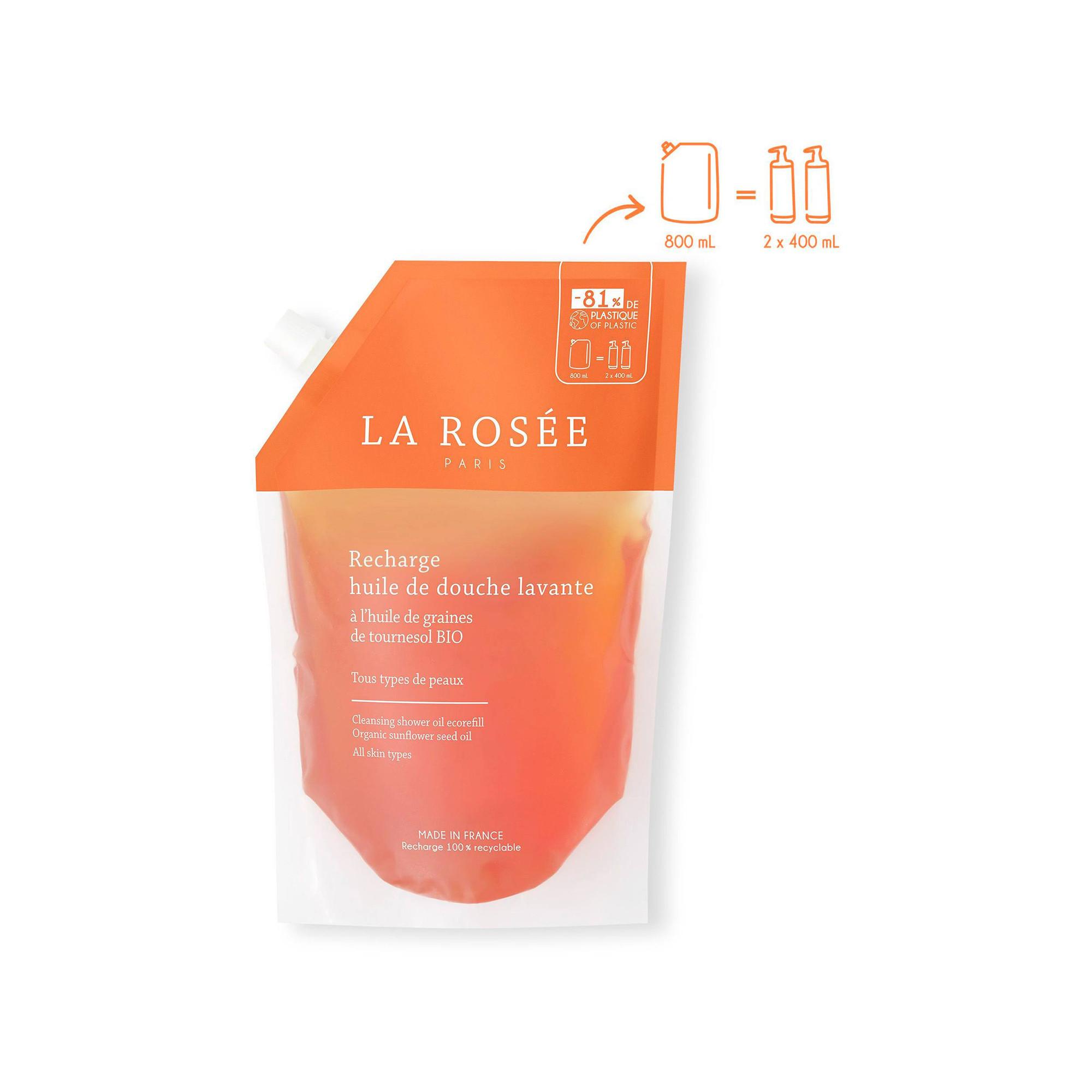 La Rosée Ecorecharge Waschendes Duschöl Mit Bio-Sonnenblumenkernöl