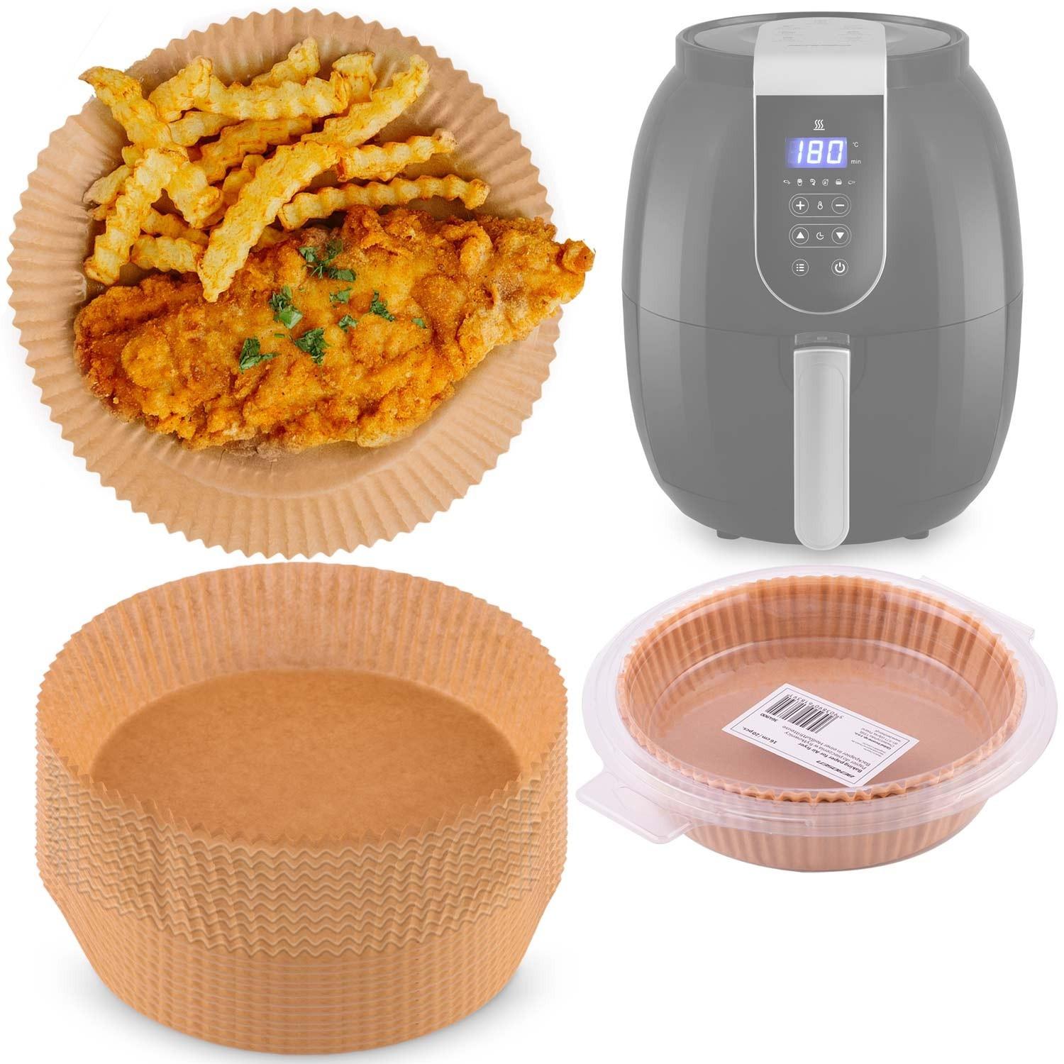 B2X Backpapier für Heißluftfritteuse 16 cm Berdsen - 20 Stk