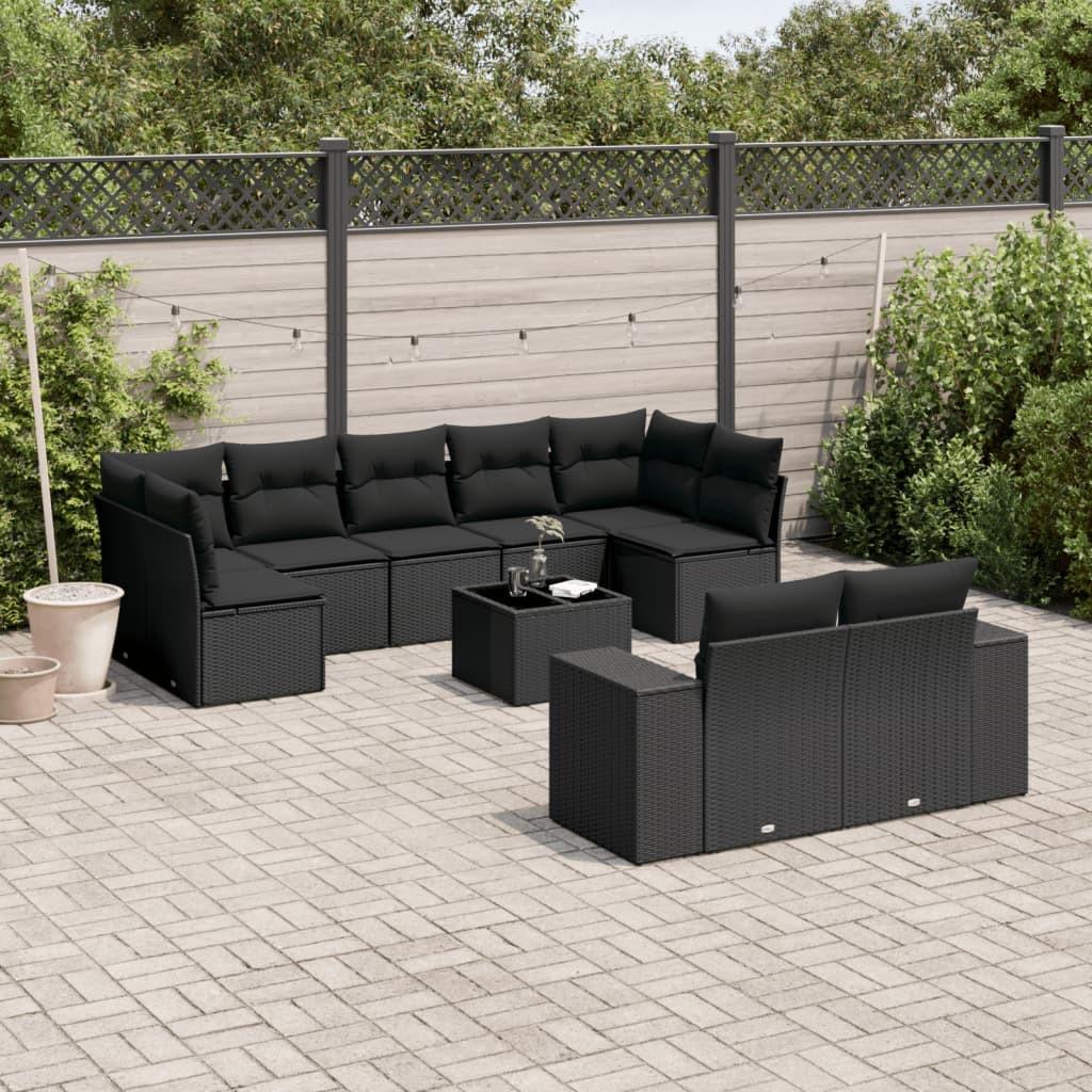 VidaXL Garten sofagarnitur poly-rattan