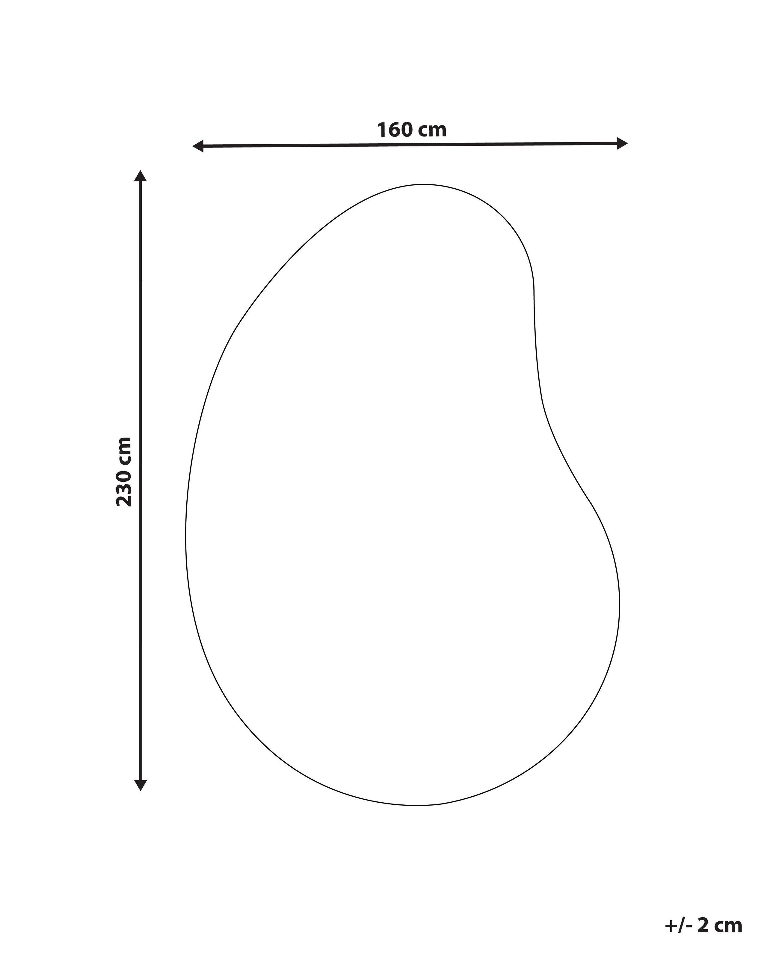 Beliani Teppich aus Viskose Modern MASSO