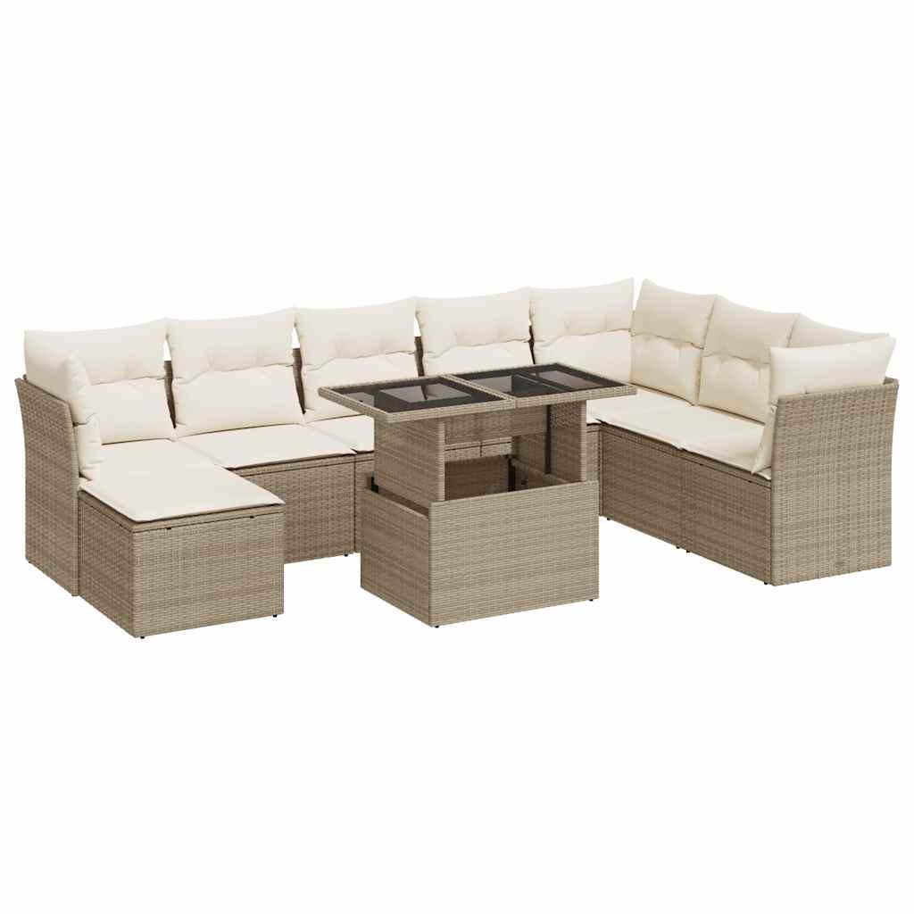 VidaXL Gartensofa set poly-rattan