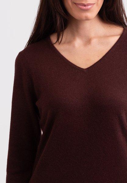 CASH-MERE.CH Kaschmir V-Ausschnitt Pullover