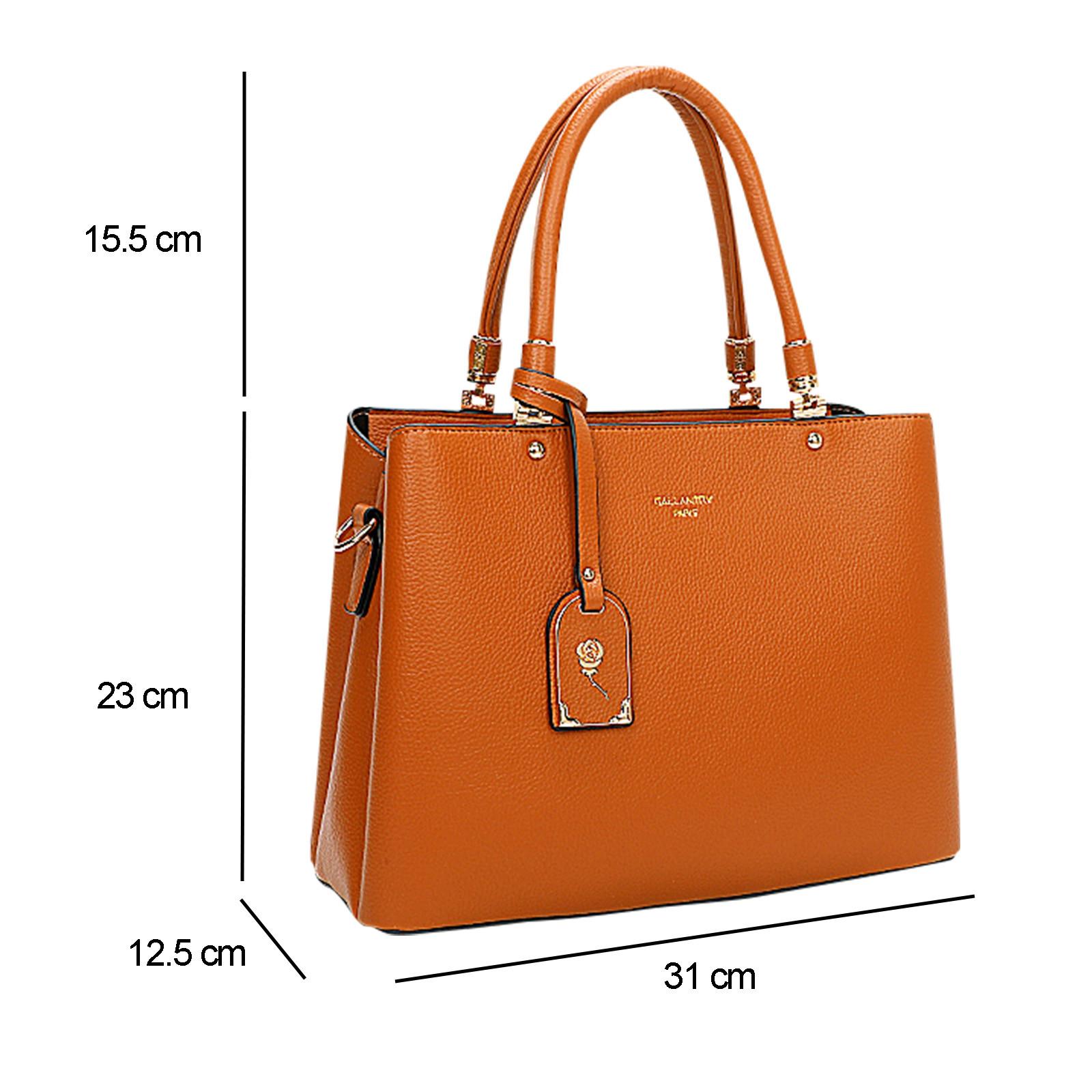 Gallantry Shopper-Handtasche mit Blumenverschluss