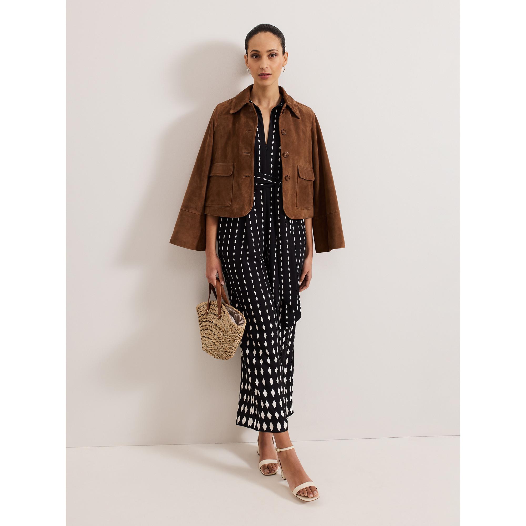 Phase Eight Delina Jumpsuit mit geometrischem Muster