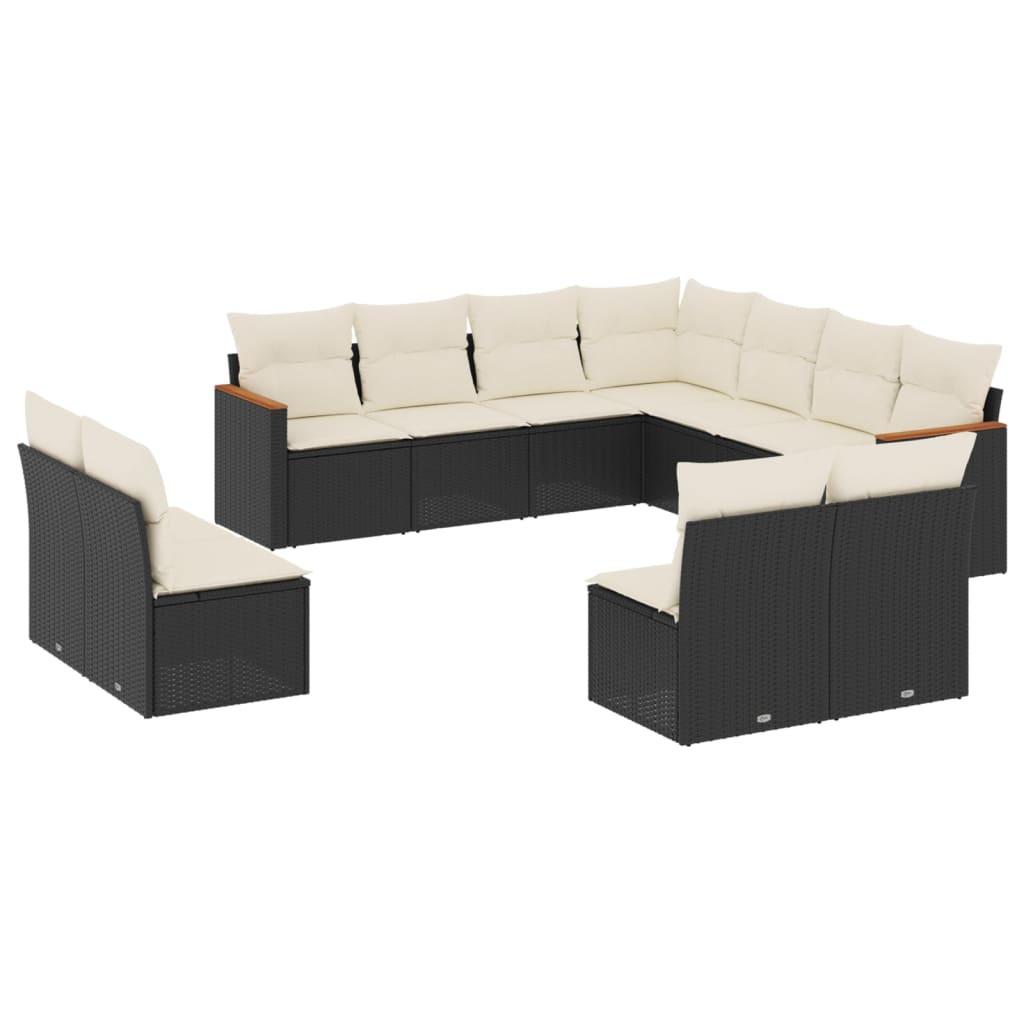 VidaXL Garten sofagarnitur poly-rattan