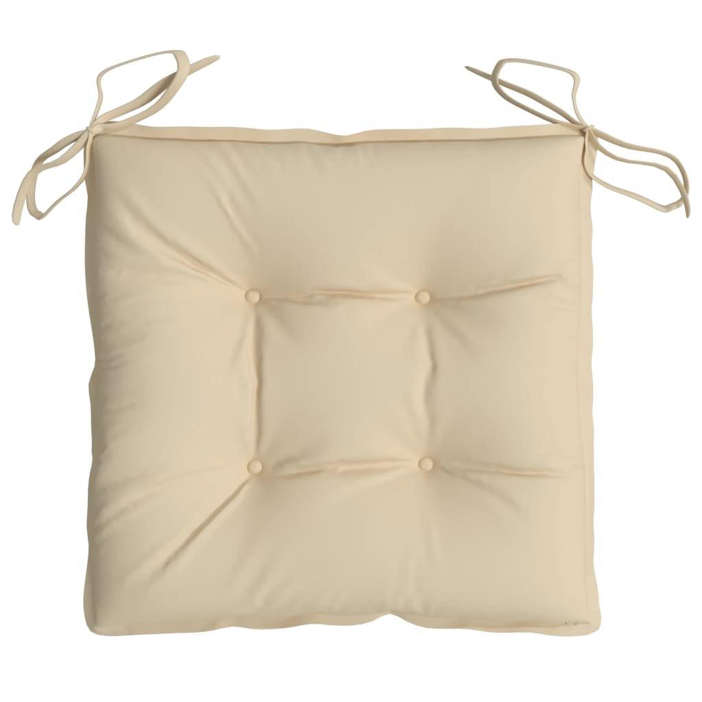 VidaXL Stuhlkissen 4 Stk. 40x40x7 cm Stoff