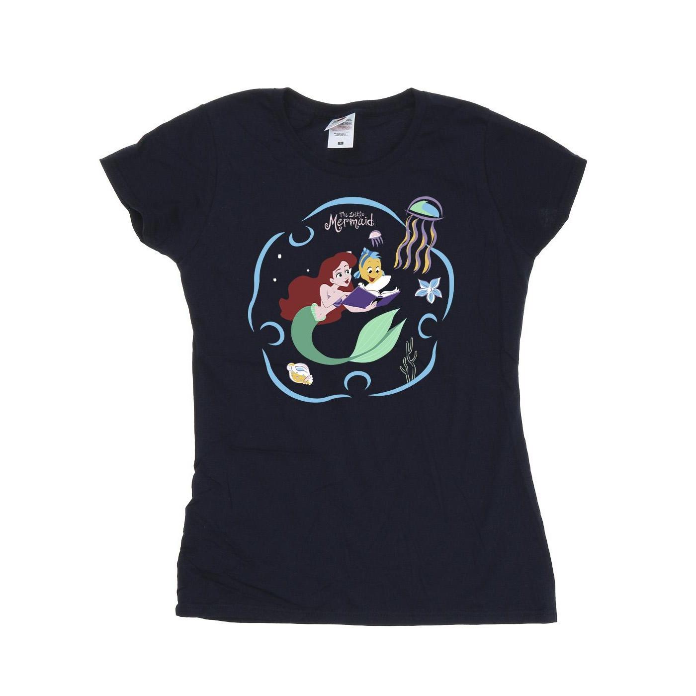 Disney The Little Mermaid Reading A Book T-Shirt