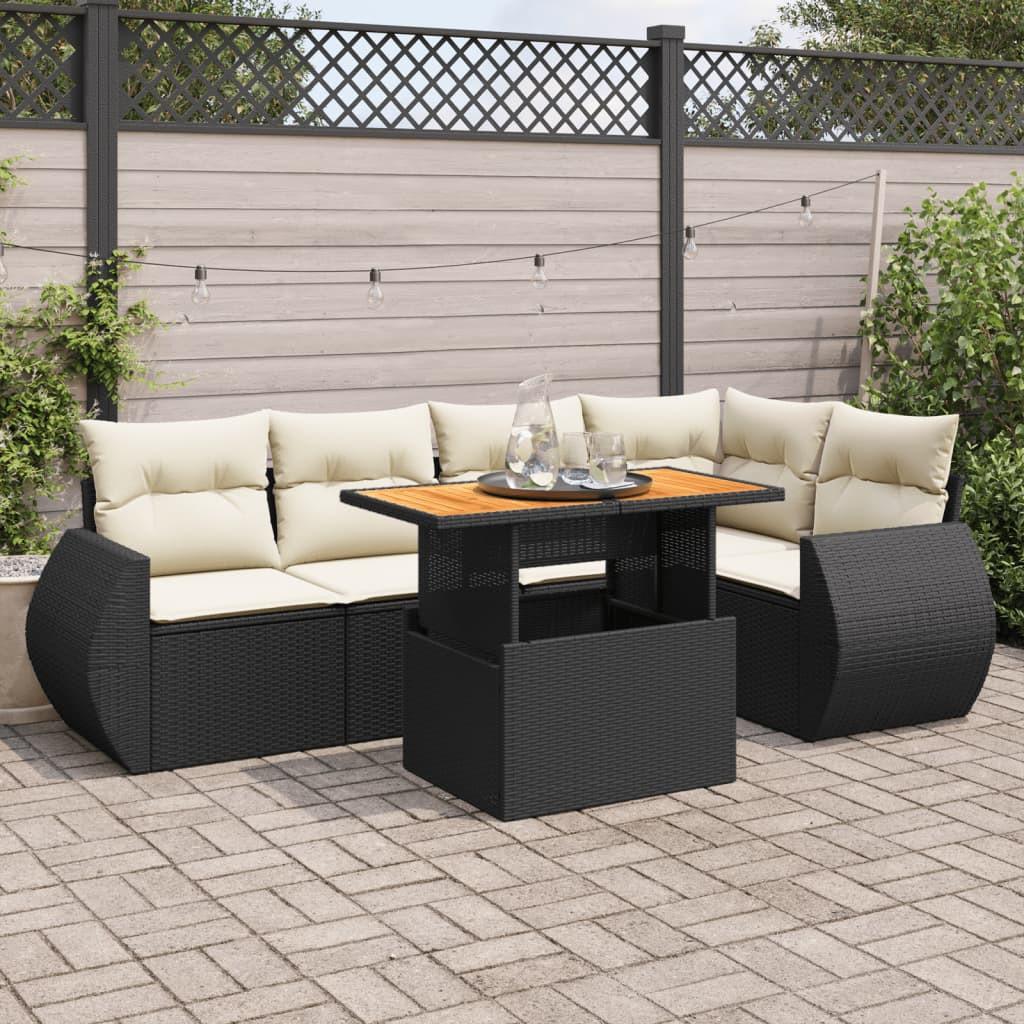 VidaXL Garten sofagarnitur poly-rattan