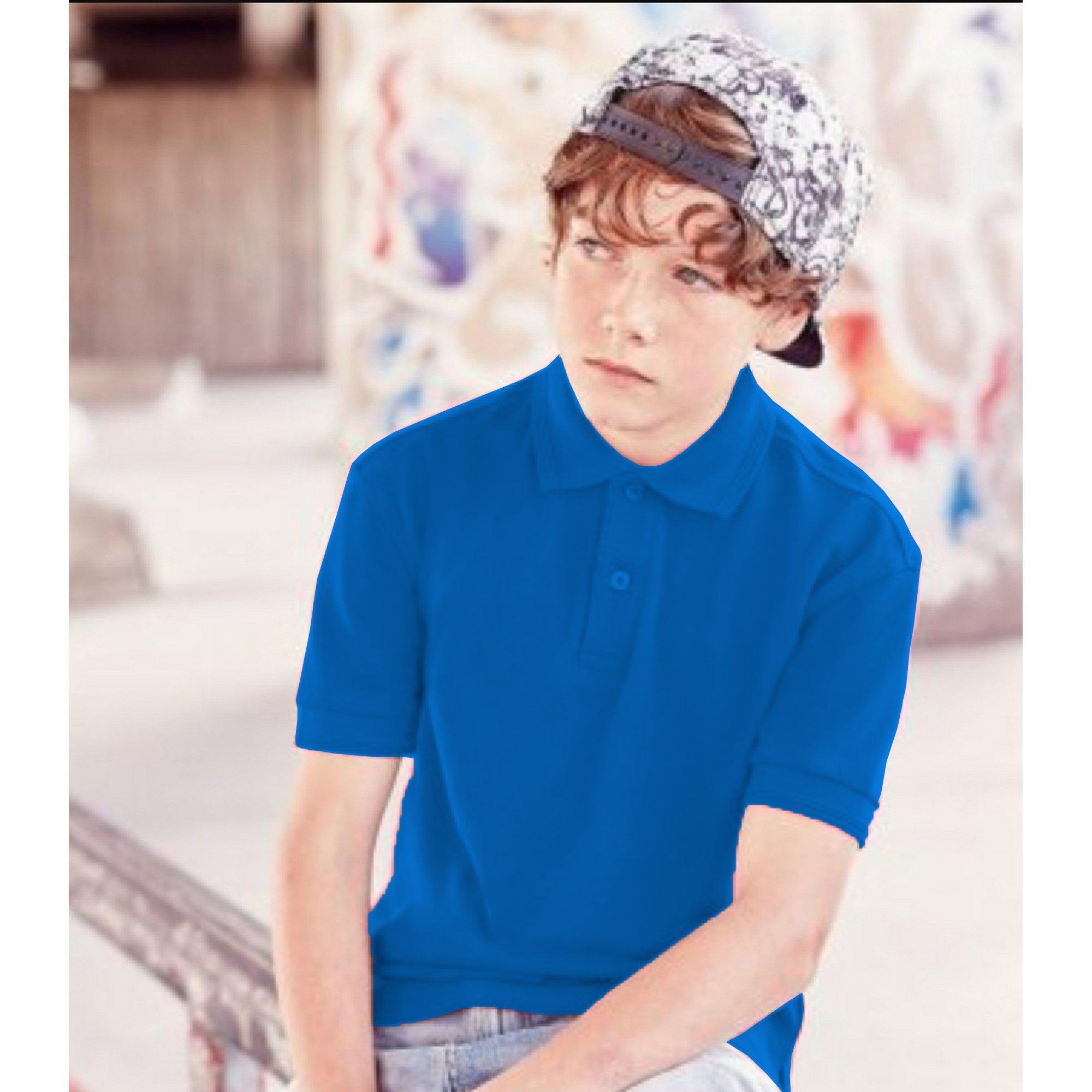 Fruit of the Loom Polo Shirt, Kurzarm (2 StückPackung)