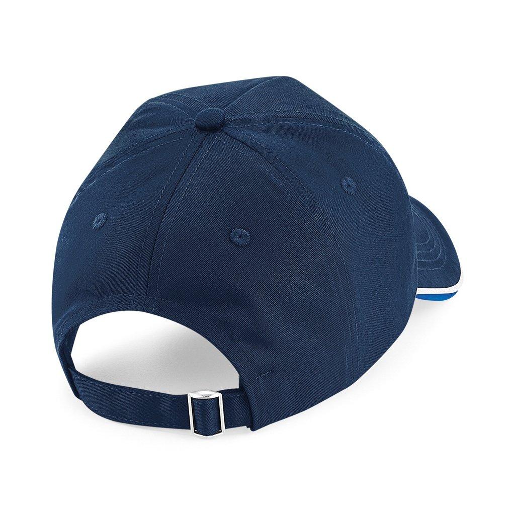 Beechfield Authentic Paspel 5 Paneel Baseballkappe