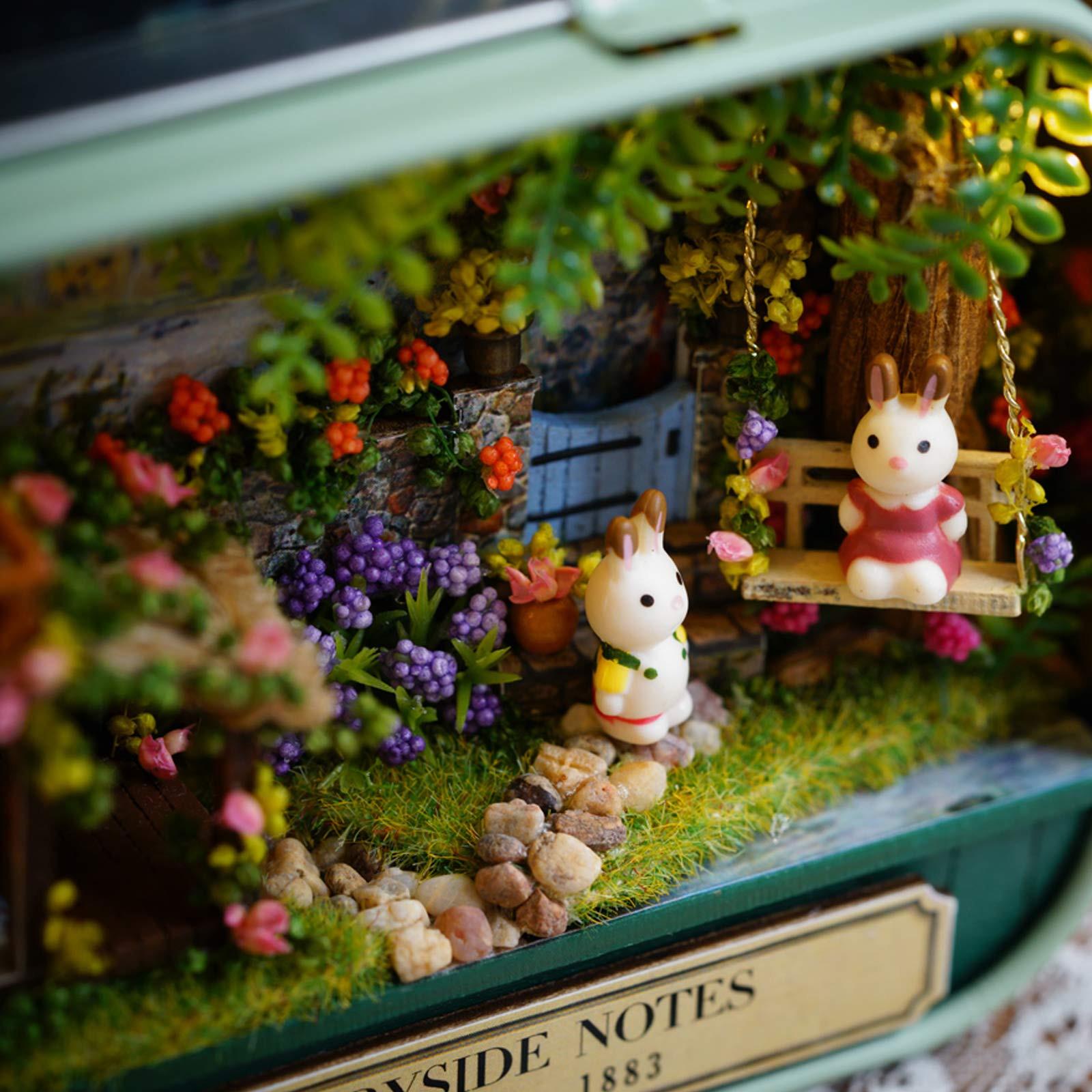 Activity-board DIY Miniatur Haus Kit in Box zu bauen, Handmade Mini Theater Craft Kit, Kreative Craft Geschenke
