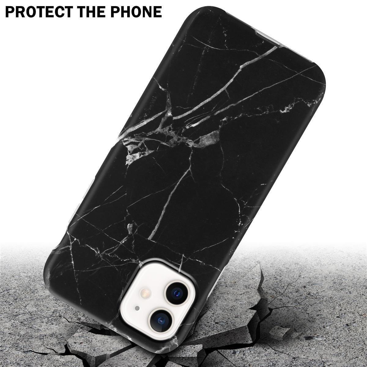 Cadorabo Hülle für Apple iPhone 12 PRO MAX aus TPU Silikon mit Muster Mosaik