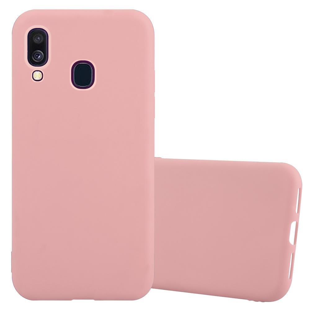 Cadorabo Hülle für Samsung Galaxy A40 TPU Silikon Candy